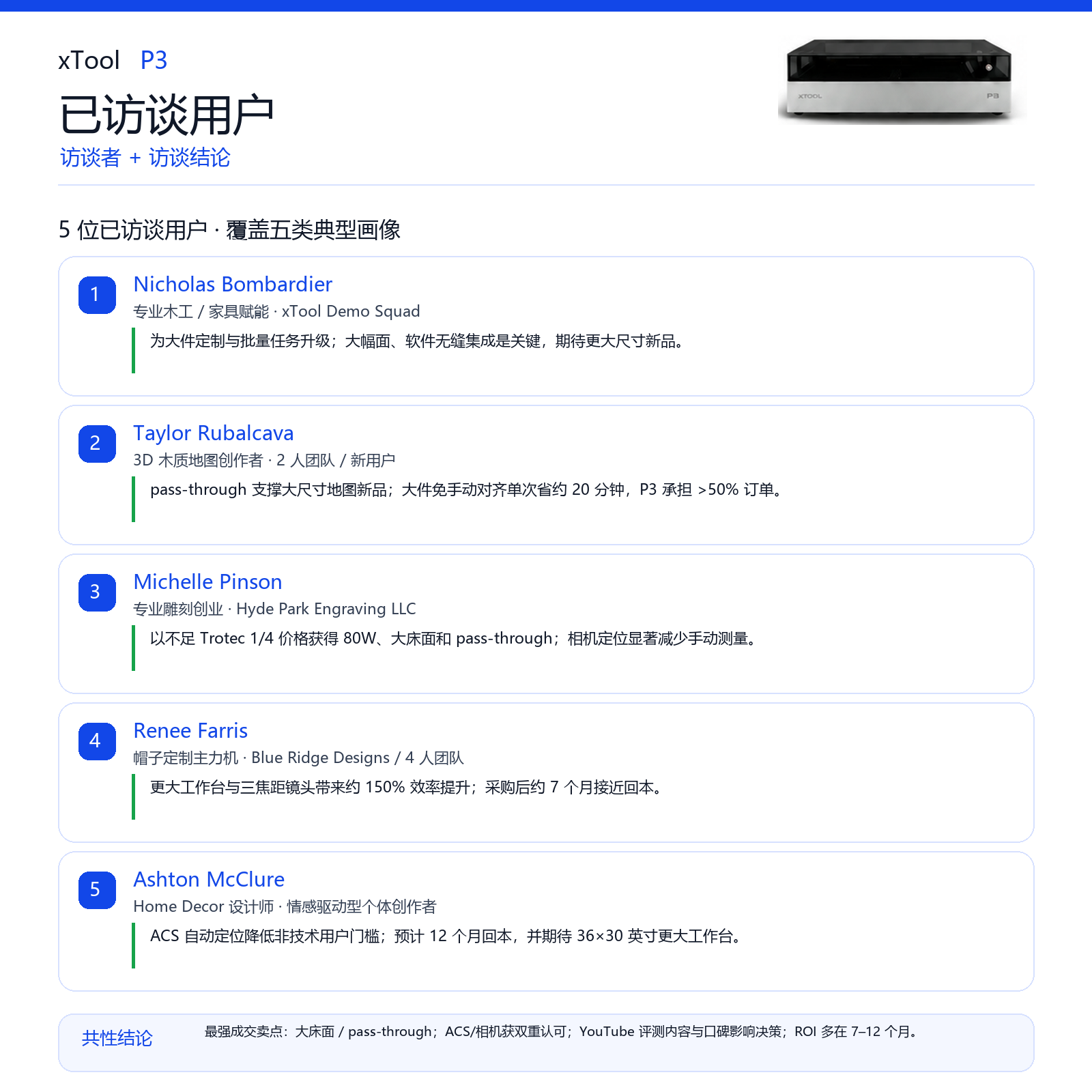 访谈结论